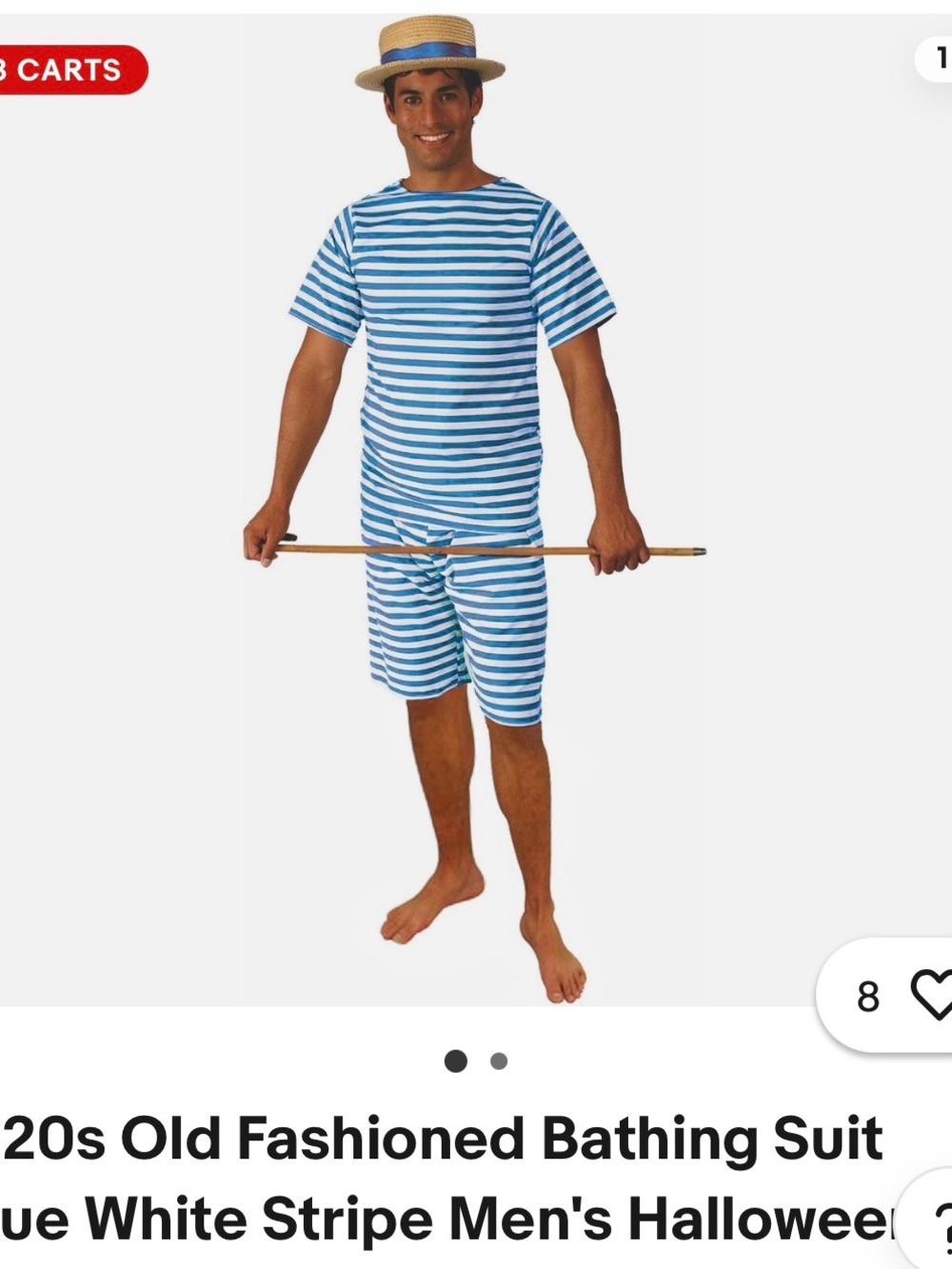1920s Mens Bathing Suit Costume